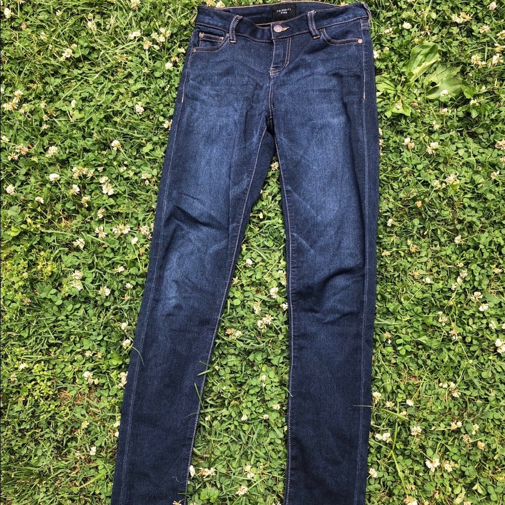Dark blue jeggings
